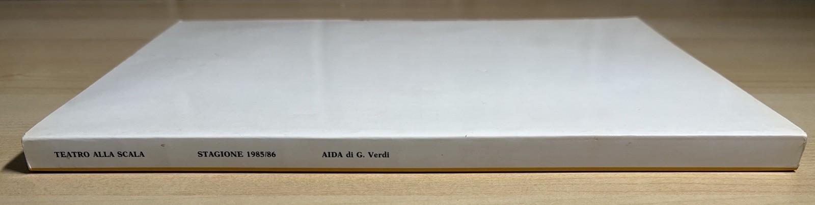 Teatro Alla Scala Milan Italy Verdi Aida Lorin Maazel 1985/86 Program 140+ Pages