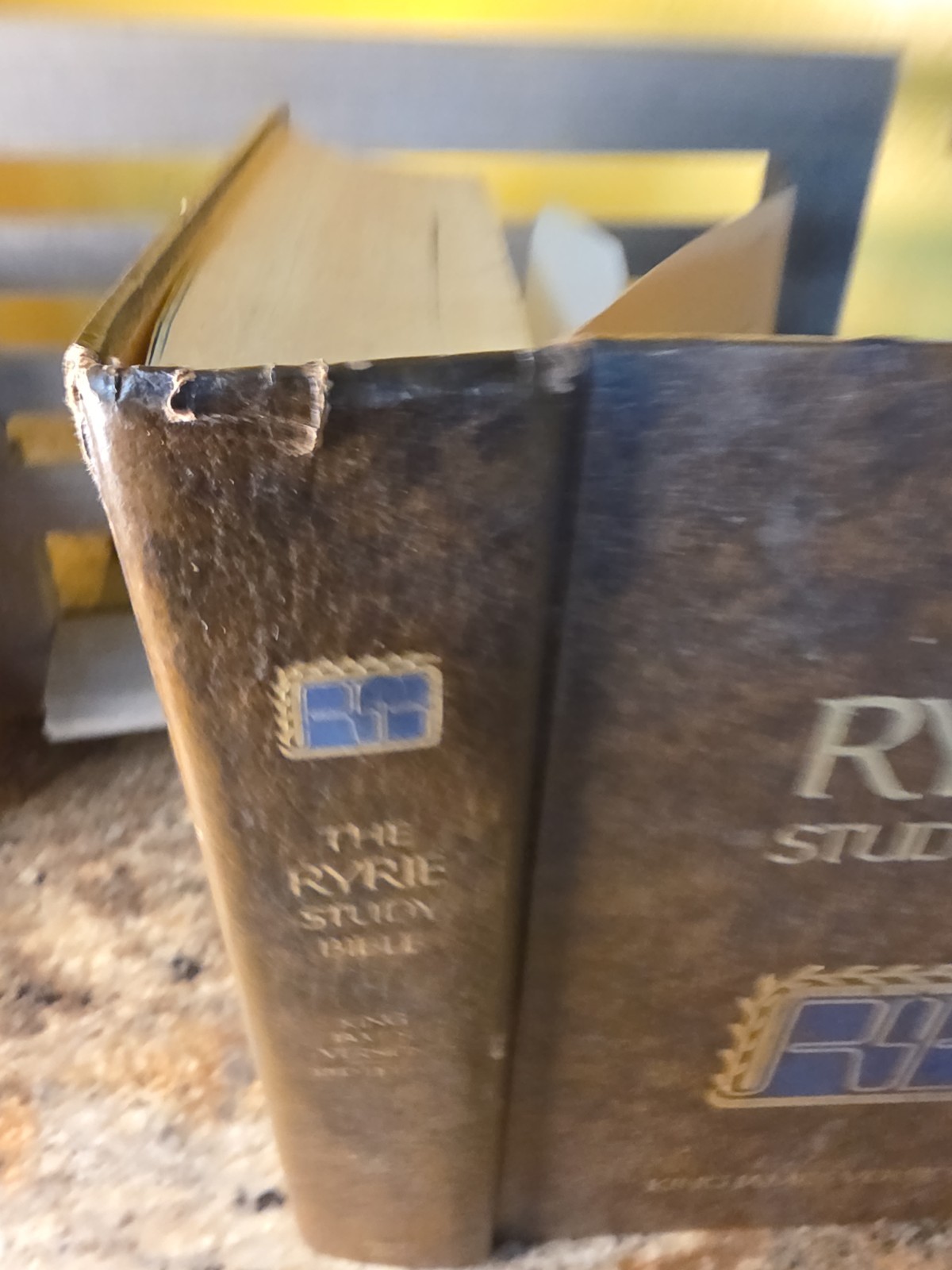 The Ryrie Study Bible King James Version 1978 Hardcover Colored Maps Red Letter