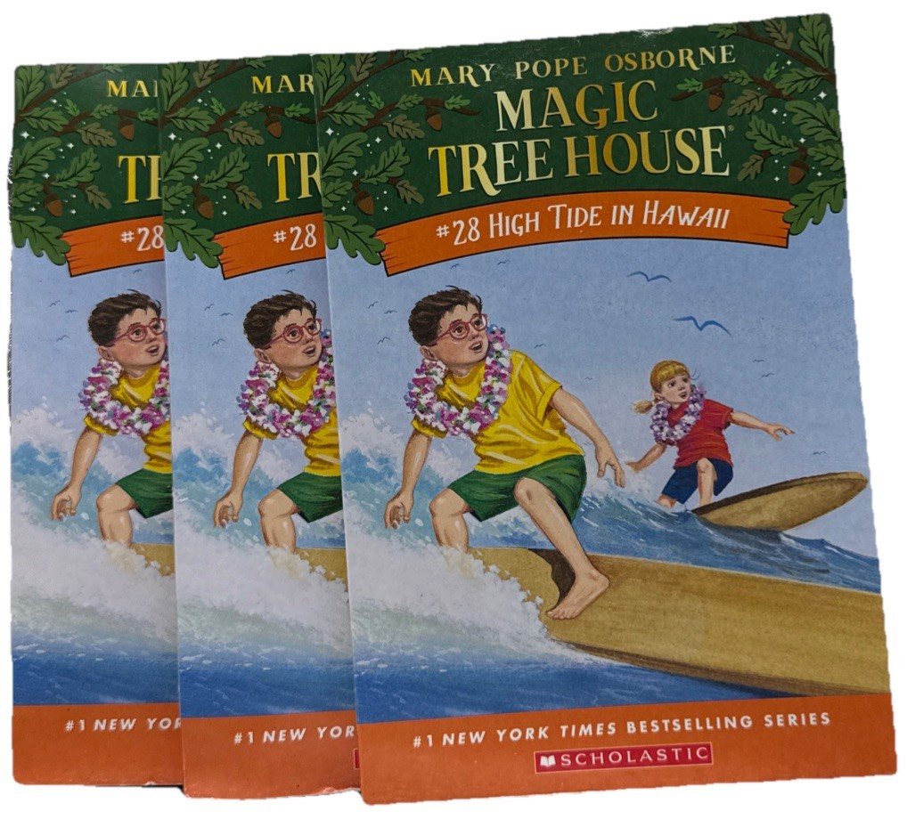 Classroom Lot: Magic Treehouse #28 High Tide In Hawaii – 3 Copies –