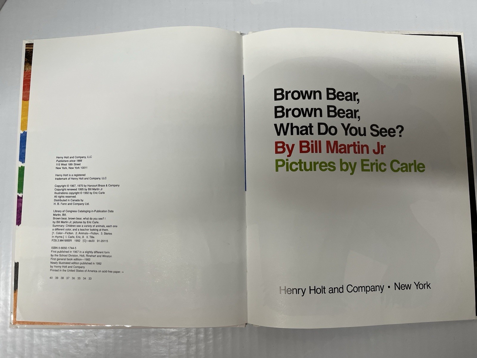 Eric Carle 7 Picture Book Lot Brown Polar Bear Snow Seed Seahorse Spider D