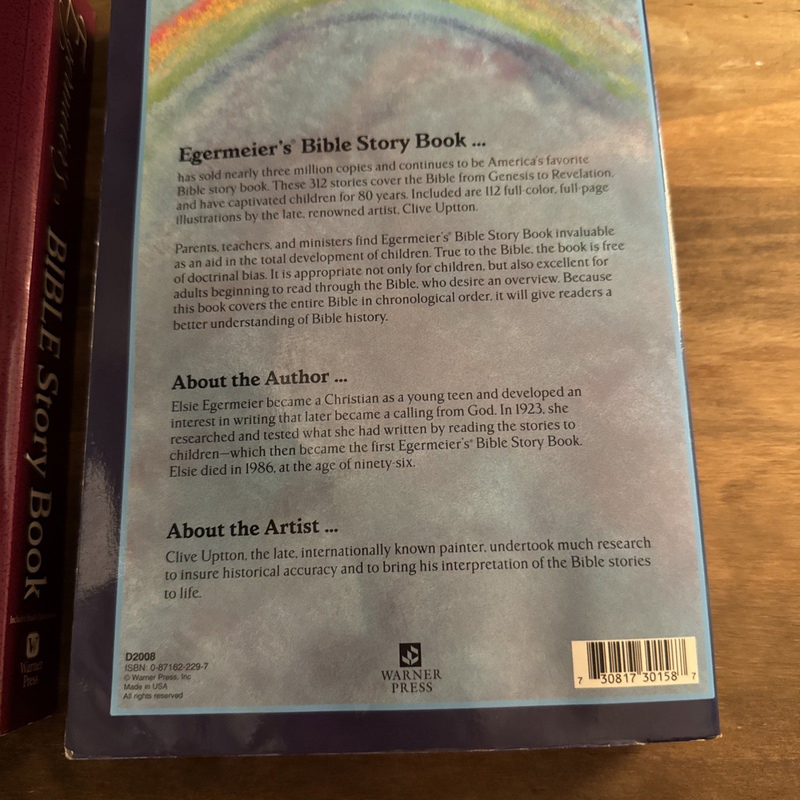 Set Of 2 Egermeier’s Bible Story Book – Paperback By Elsie Egermeier – VERY GOOD