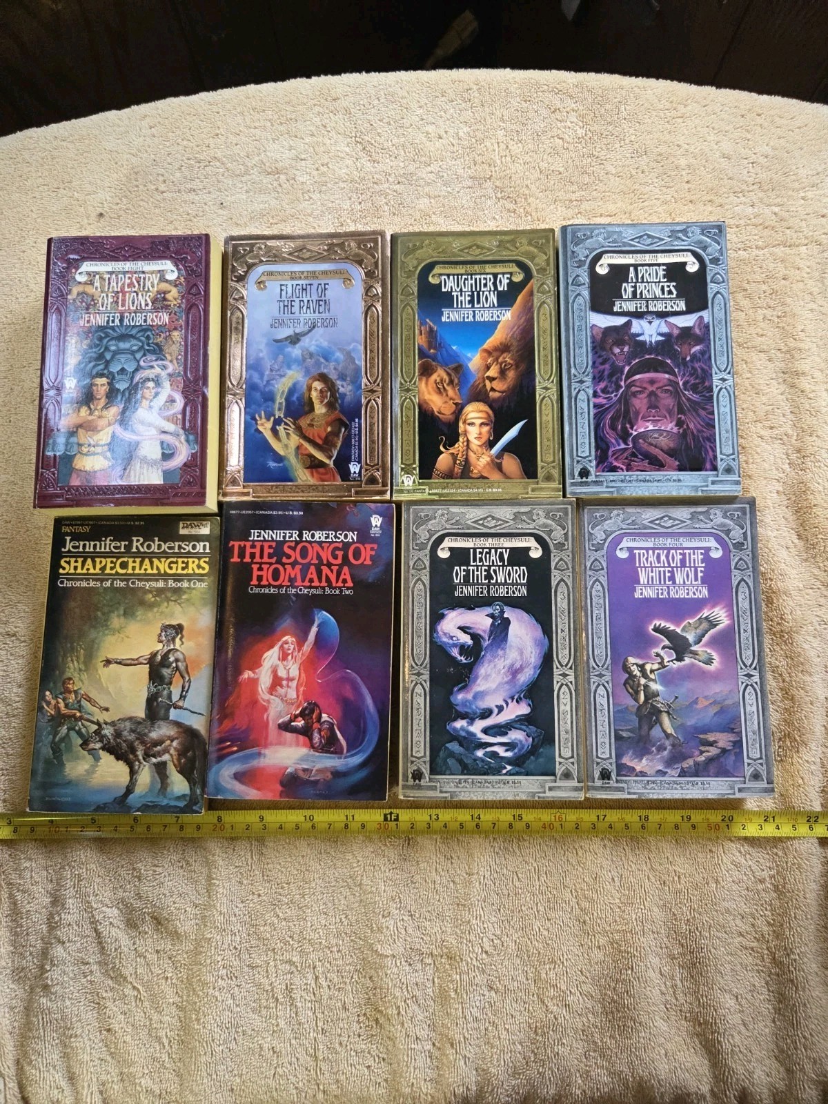 Jennifer Roberson Chronicles of the Cheysuli Fantasy PB Lot 8 Book Set DAW