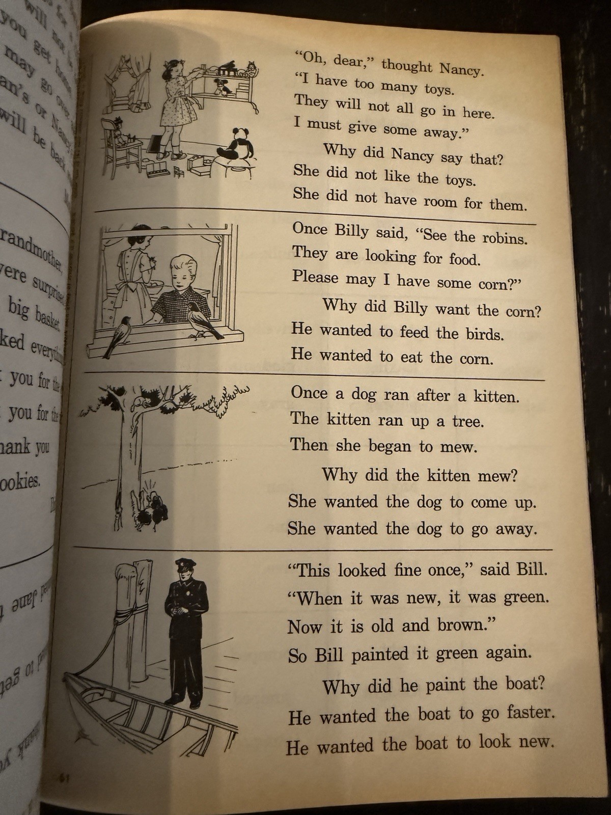 Scott, Foresman New Basic Readers Think-and-Do Book PB Illus 1956 Ed Orange