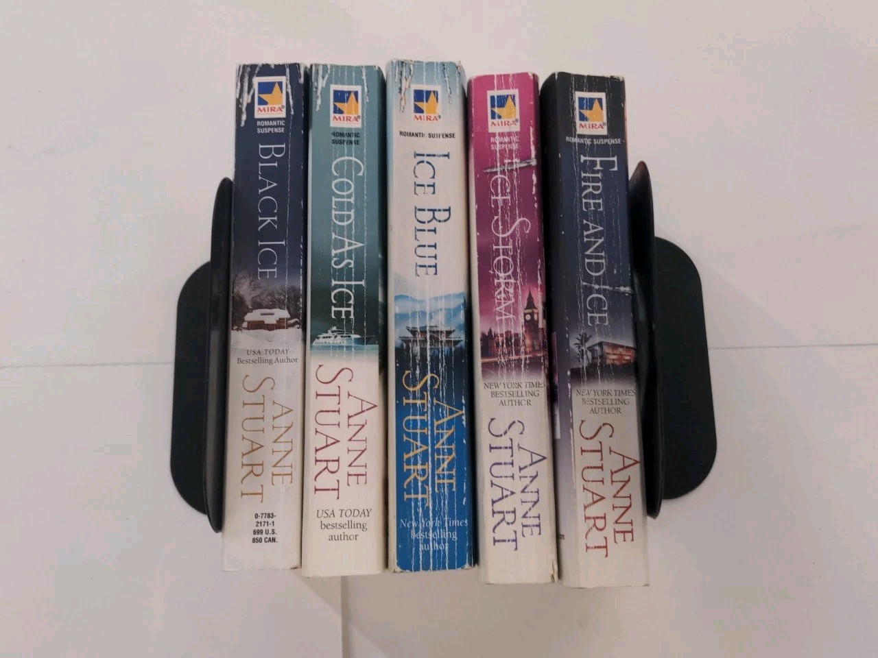 Complete Set ICE 1-5 Anne Stuart Lot Black Cold as Storm Fire
