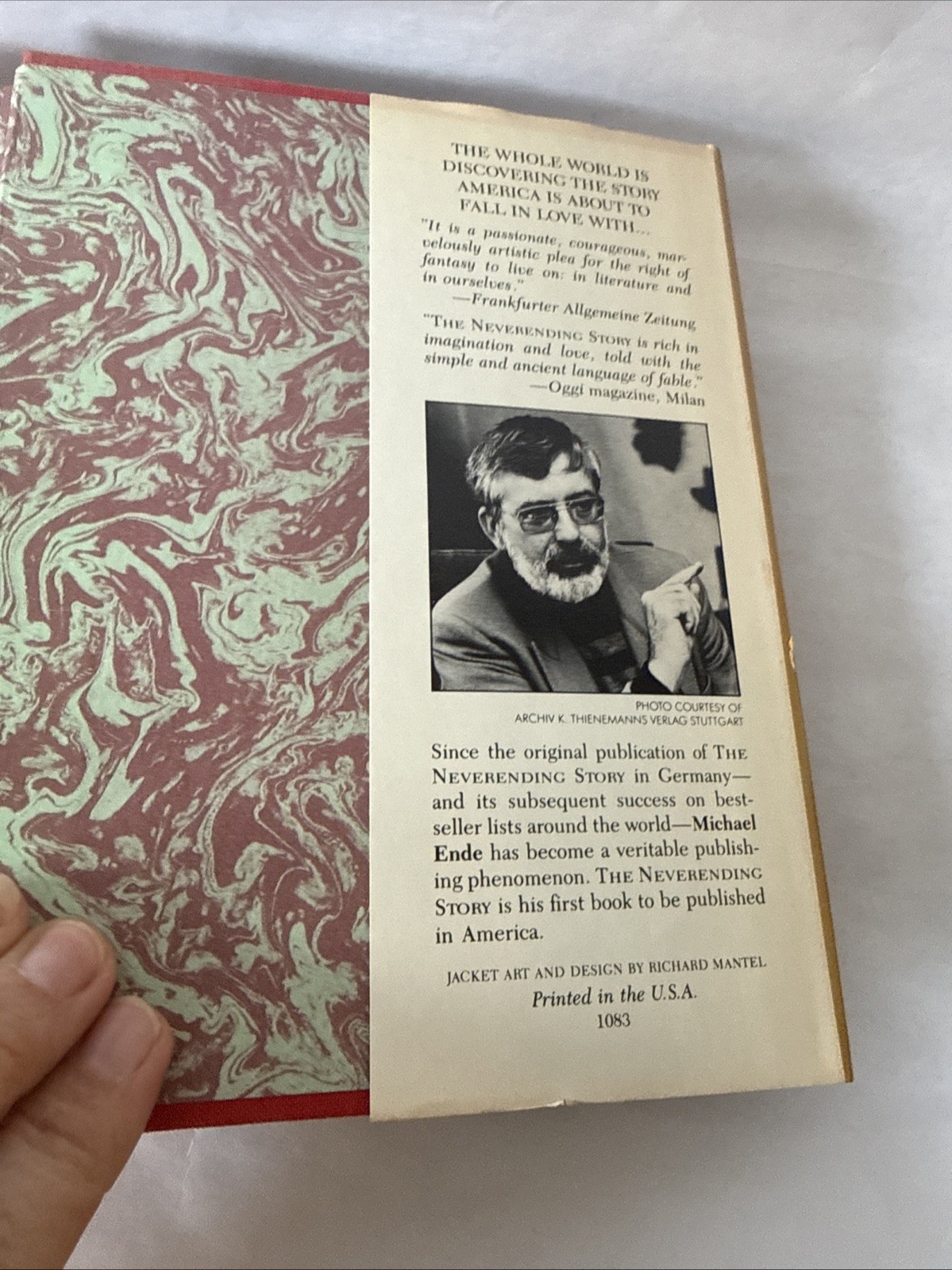 THE NEVERENDING STORY, Ende, 1ST EDITION & PRINTING, Doubleday, 1983