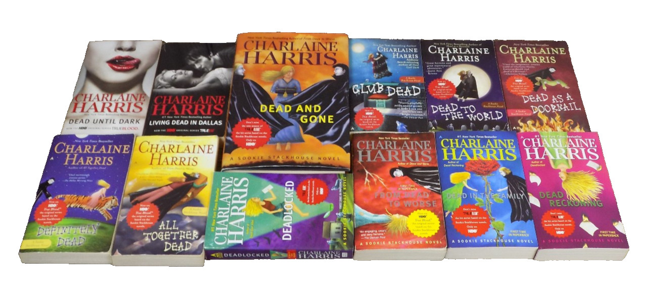 Sookie Stackhouse Series Books 1-12 Set by Charlaine Harris – Paperback/Hardcov