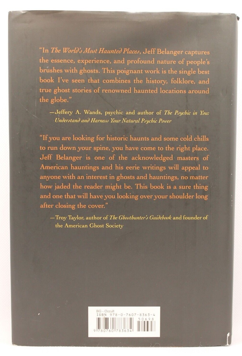 The World’s Most Haunted Places by Jeff Belanger 2007 Hardcover GhostVillage.com