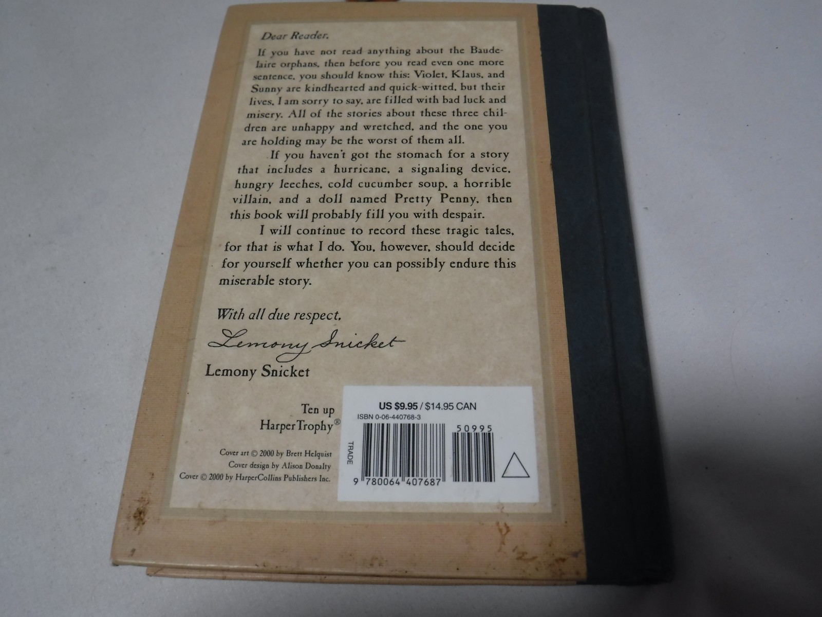 5x Lemony Snicket’s A Series of Unfortunate Events Book Set 2, 3, 8, 9 1st Ed