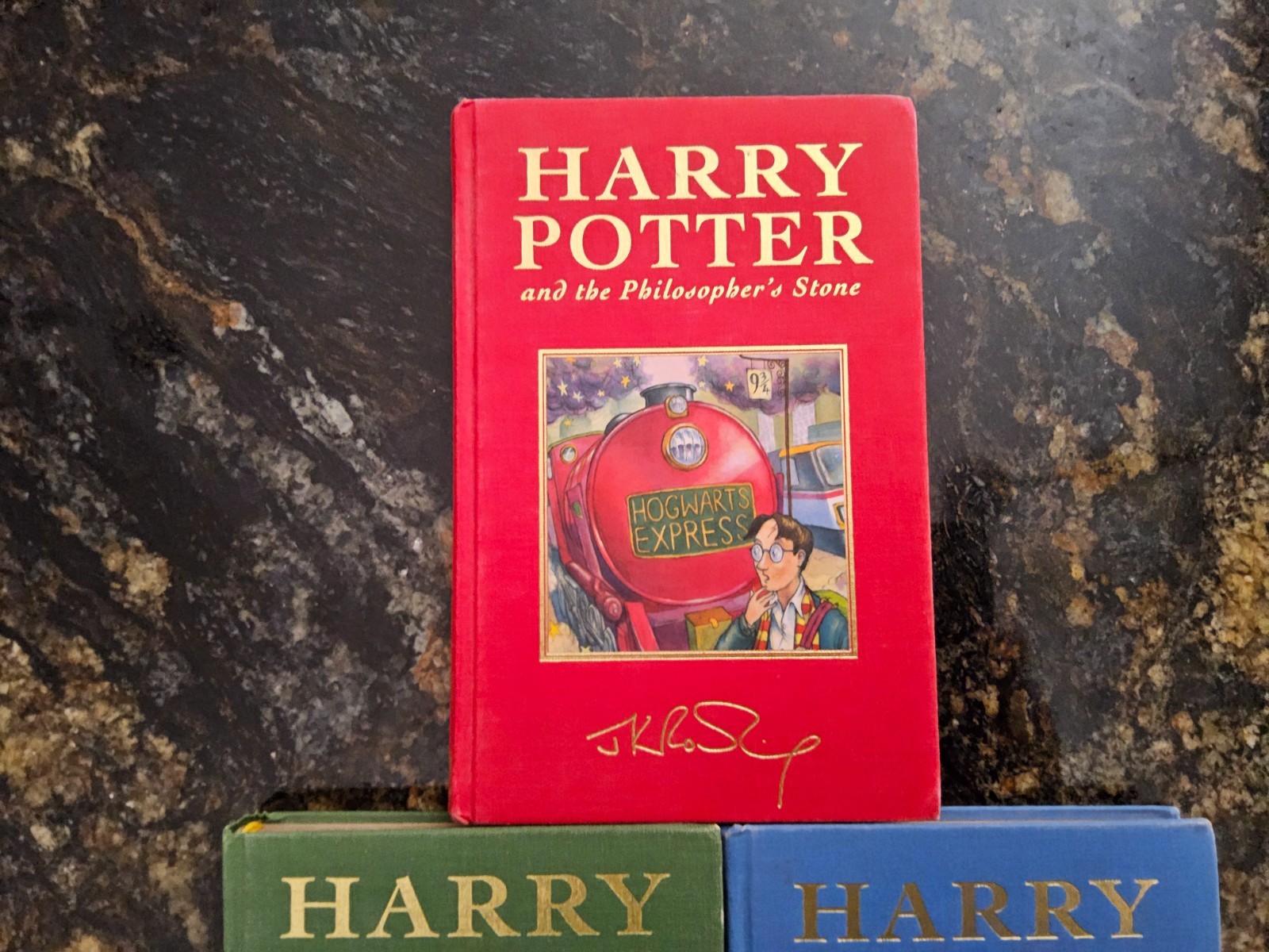 Harry Potter Books 1-3 Bloomsbury Deluxe UK Edition JK Rowling