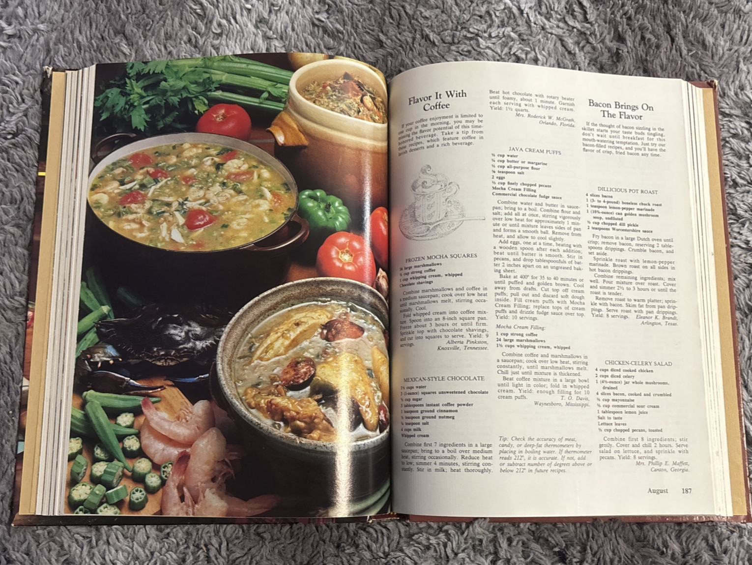 Southern Living 1981 Annual Recipes Hard Cover Book Vintage GC 340 Pages 8.5×11”