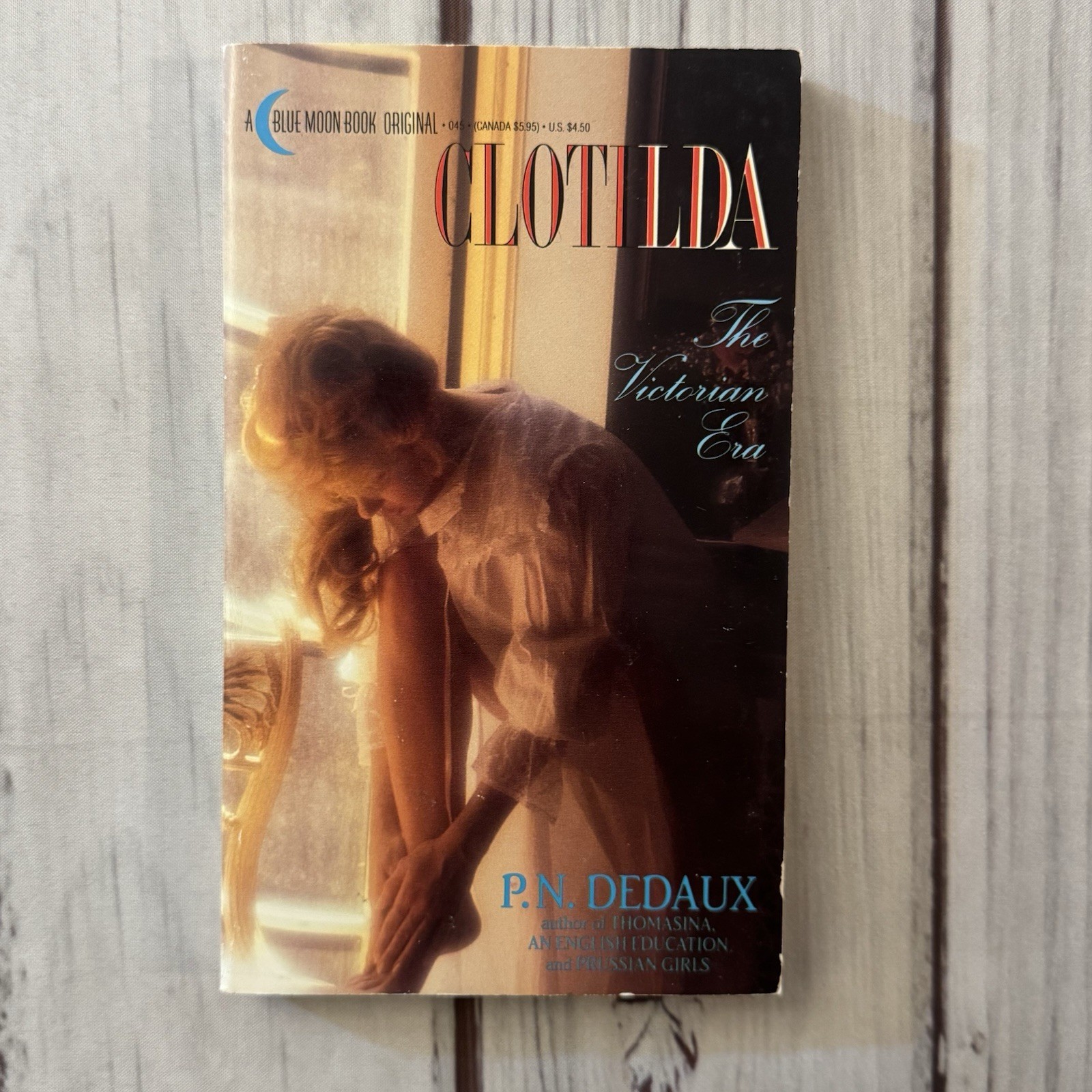 Clotilda P.N. Dedaux Vintage Erotic Sleaze Paperback Blue Moon 1989 Smut Adult