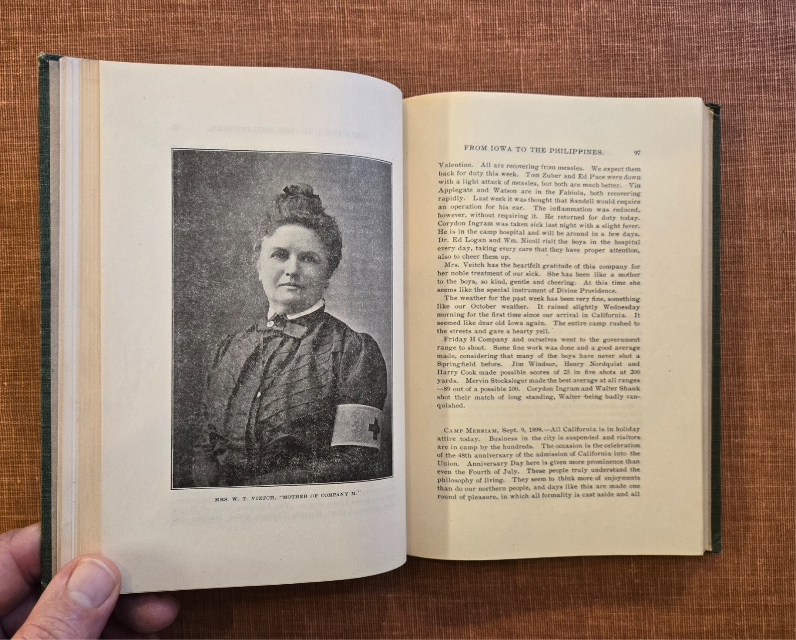 From Iowa to the Philippines – 51st Iowa Volunteers – Span Am War – 1900