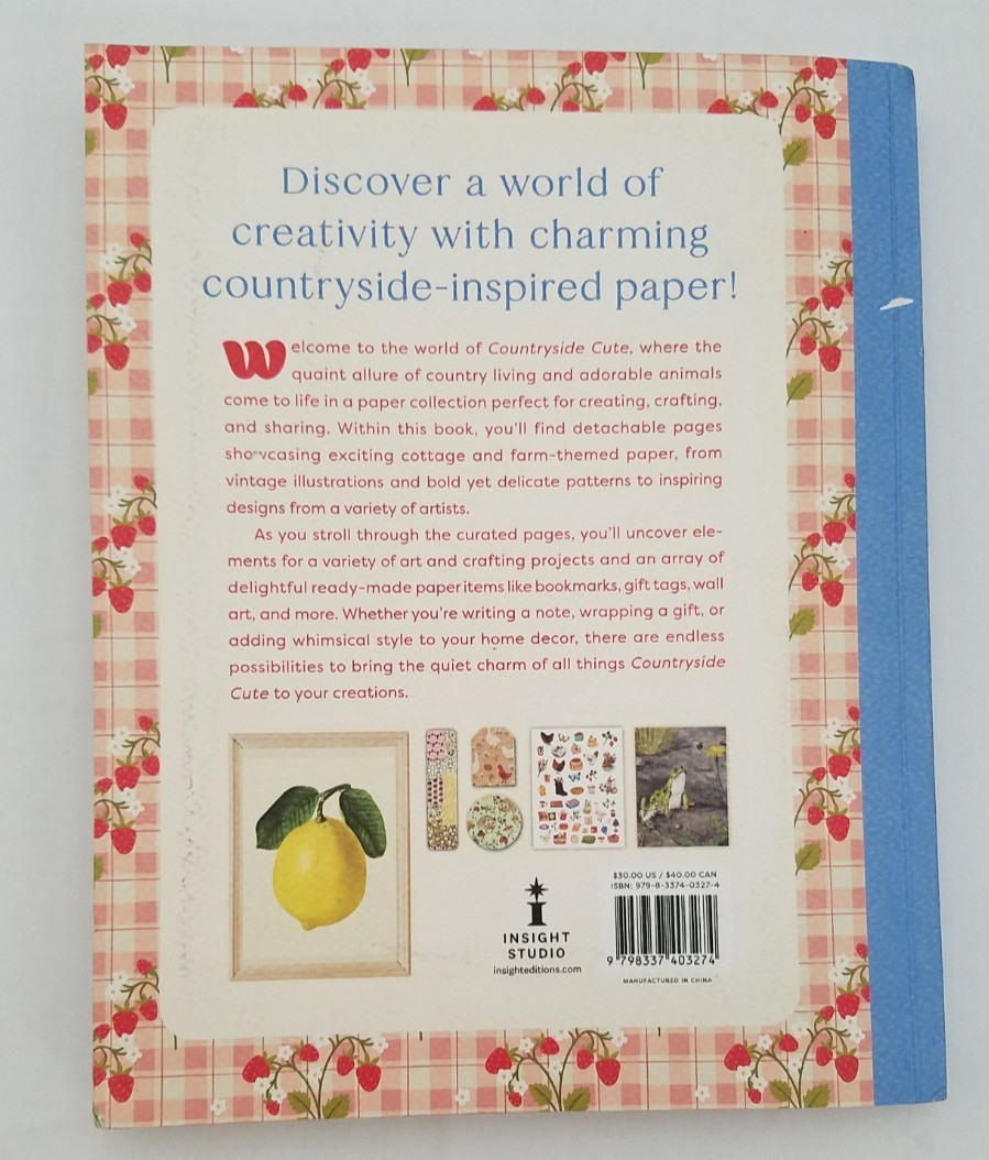 PAPER LOVE COUNTRYSIDE CUTE BOOK FOR PAPER LOVERS INSIGHT ED-9798337403274