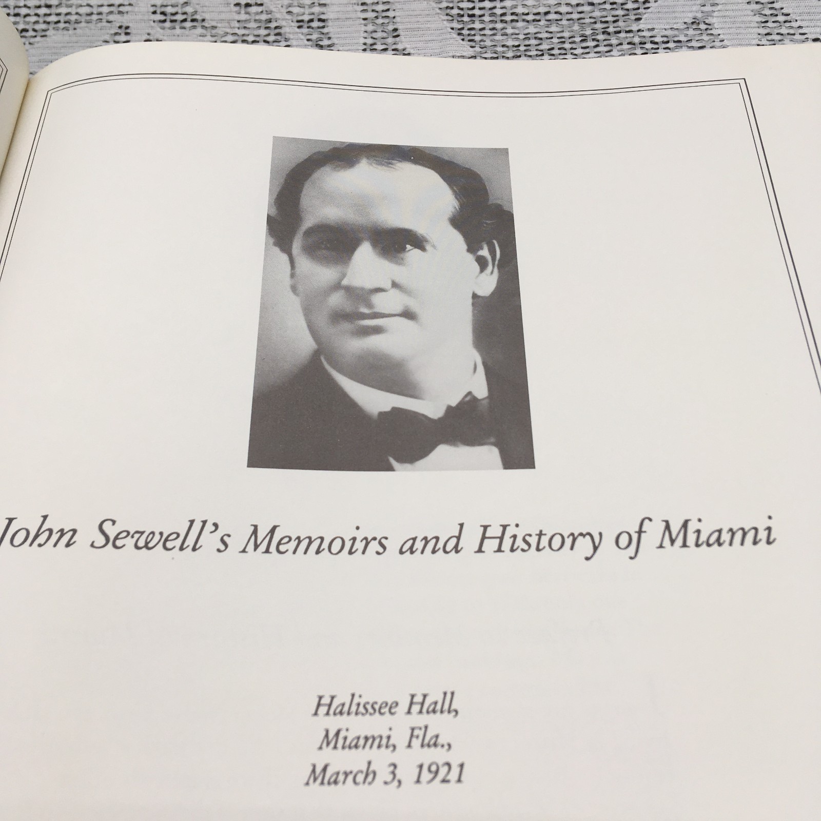 SIGNED! MIAMI MEMOIRS Pictorial Edition John Sewell HC History of MIAMI FLORIDA