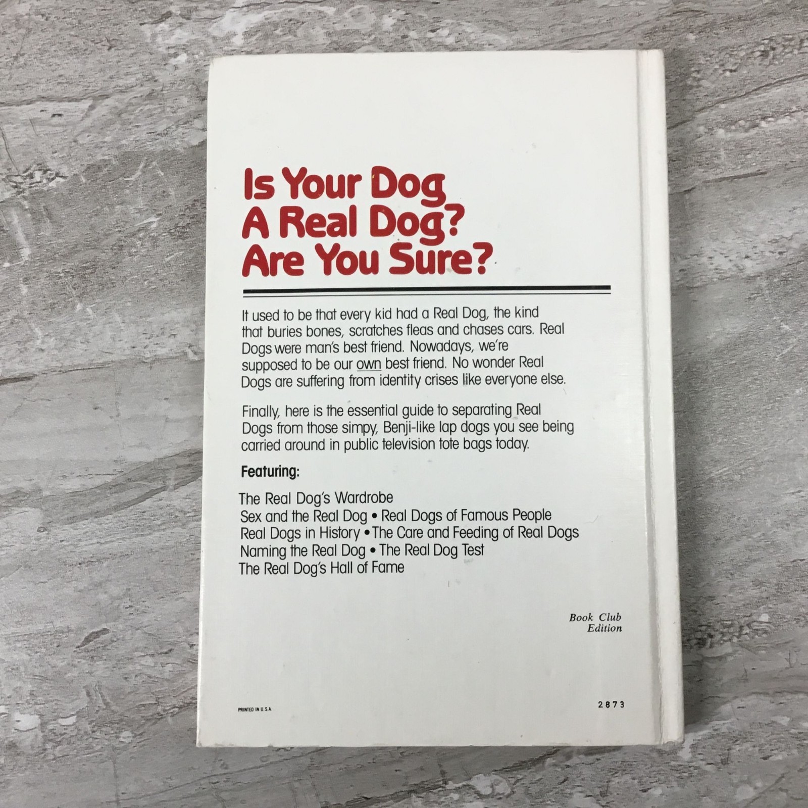 Real Dogs Dont Eat Leftovers By Lee Lorenz Hardcover Book Club Edition 1983