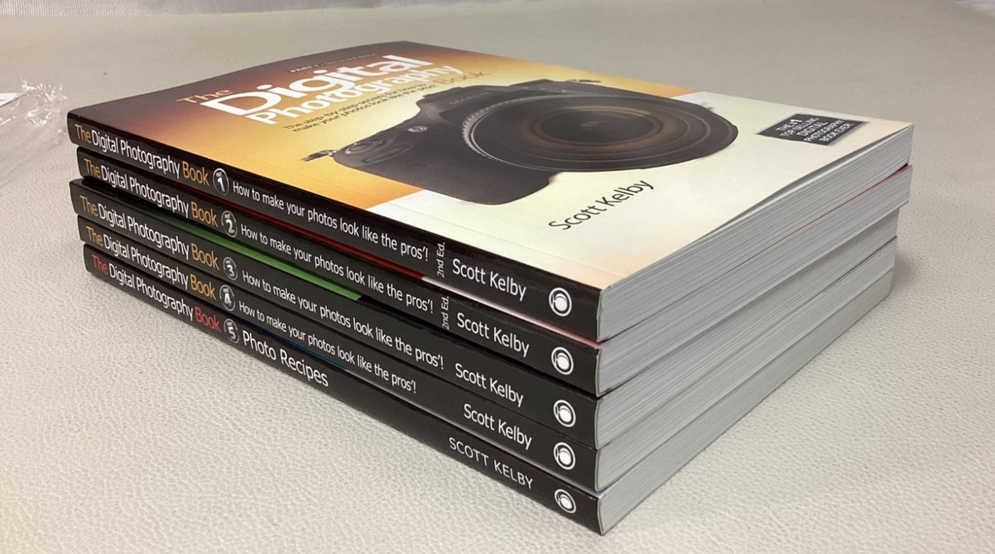 THE DIGITAL PHOTOGRAPHY BOOK: THE BOXED SET Parts 1-5 Scott Kelby