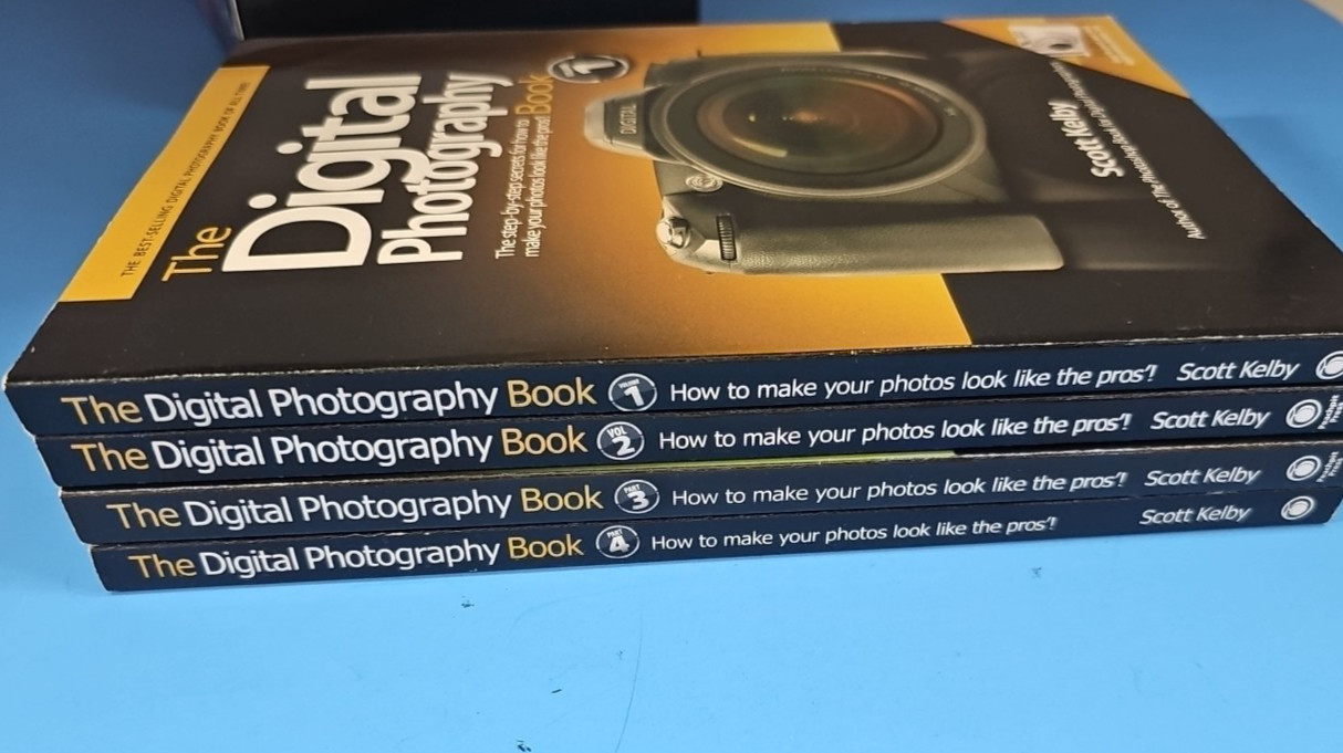 Scott Kelby Digital Photography Boxed Set Parts 1-4 • Complete • Like New