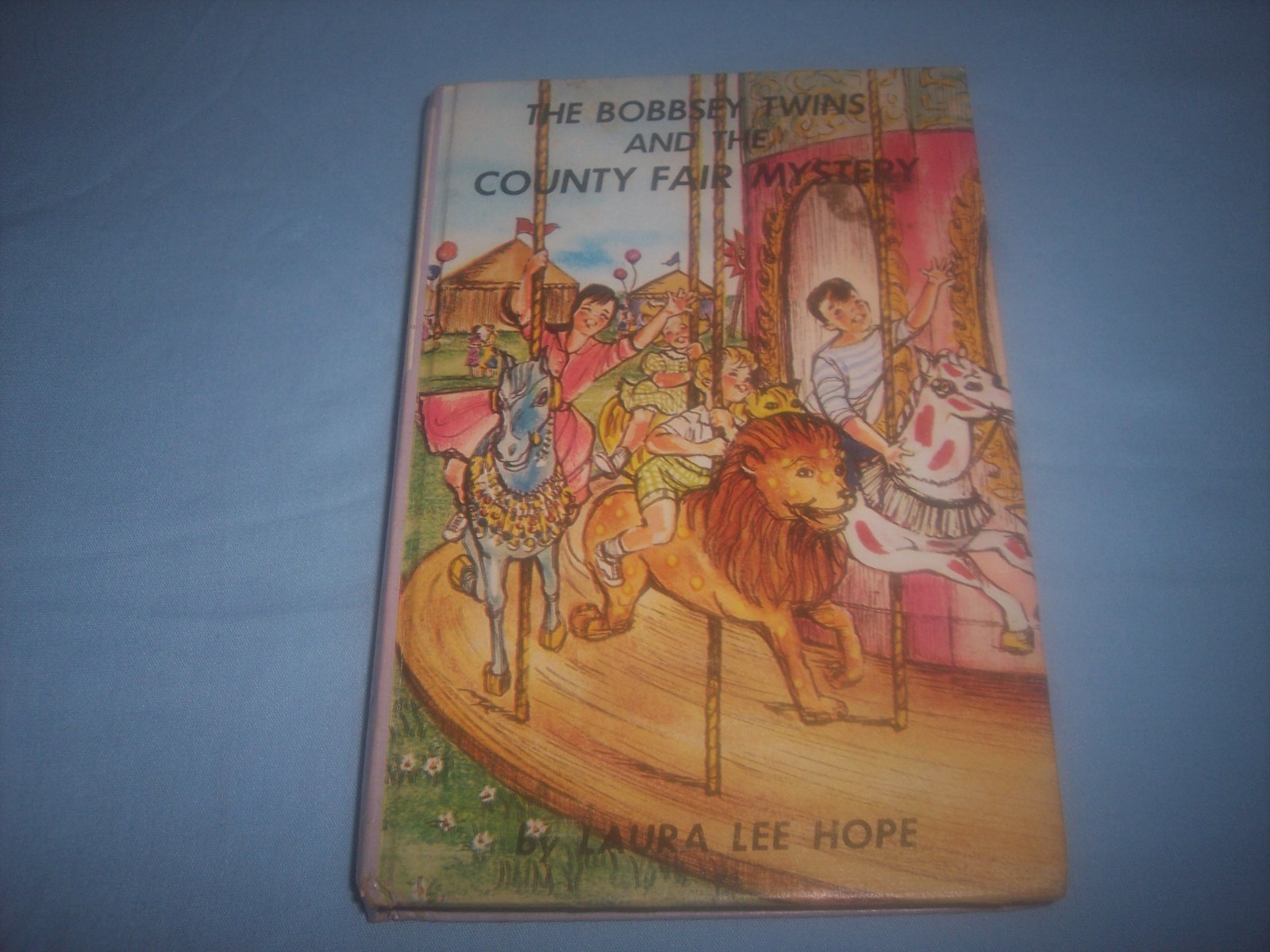 Vintage Book- Bobbsey Twins And The County Fair Mystery-1960-Laura Lee Hope