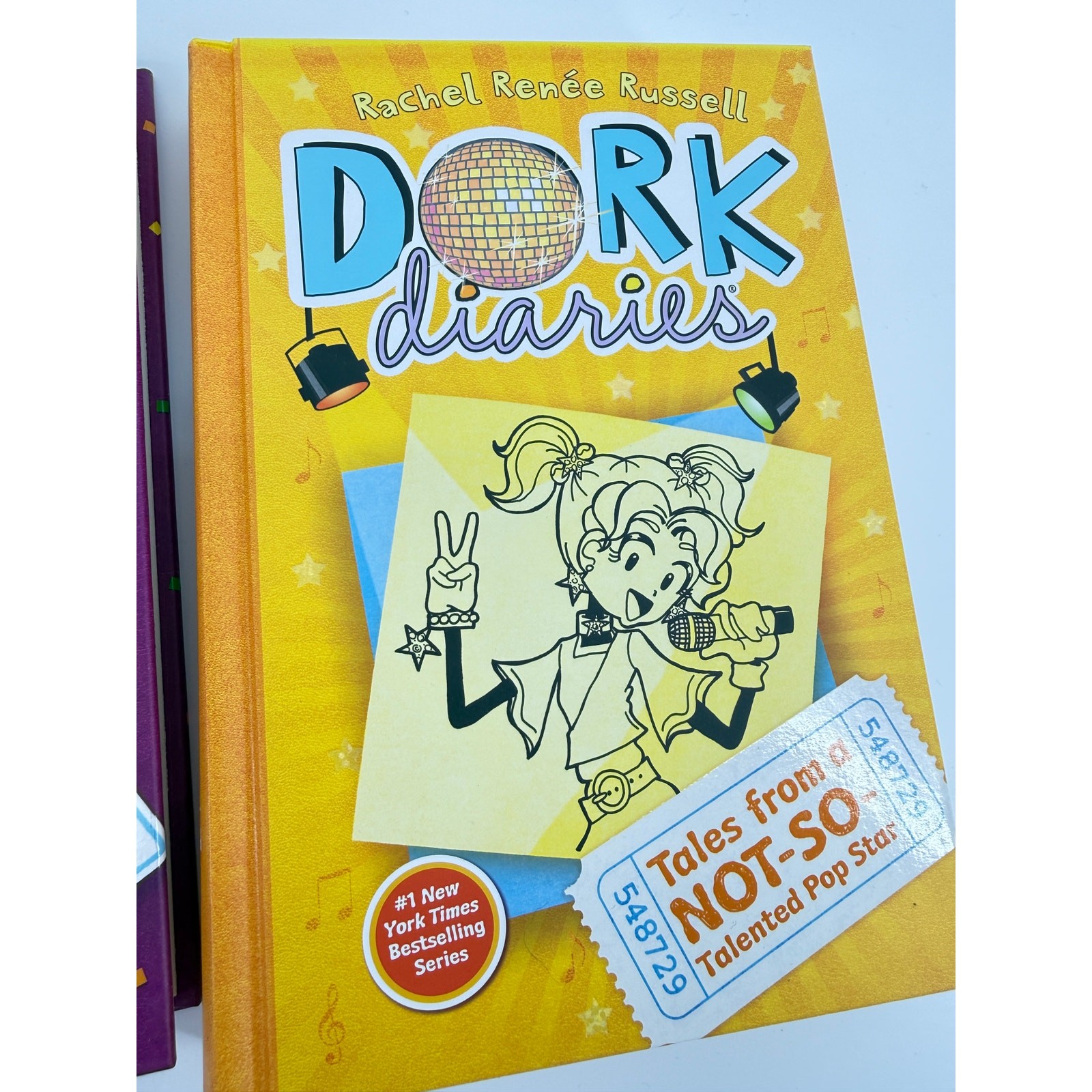 Dork Diaries Books 1 2 3 Box Set Rachel Renee Russell Hardcover Lot