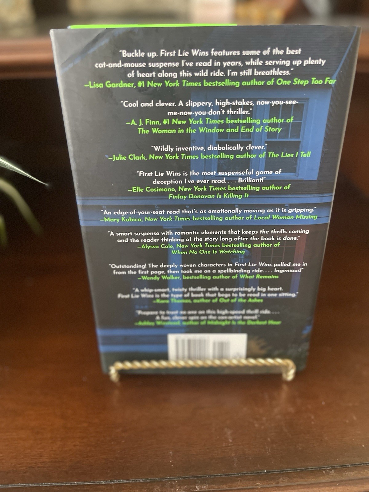 Ashley Elston First Lie Wins Thriller Hardcover Viking First Edition