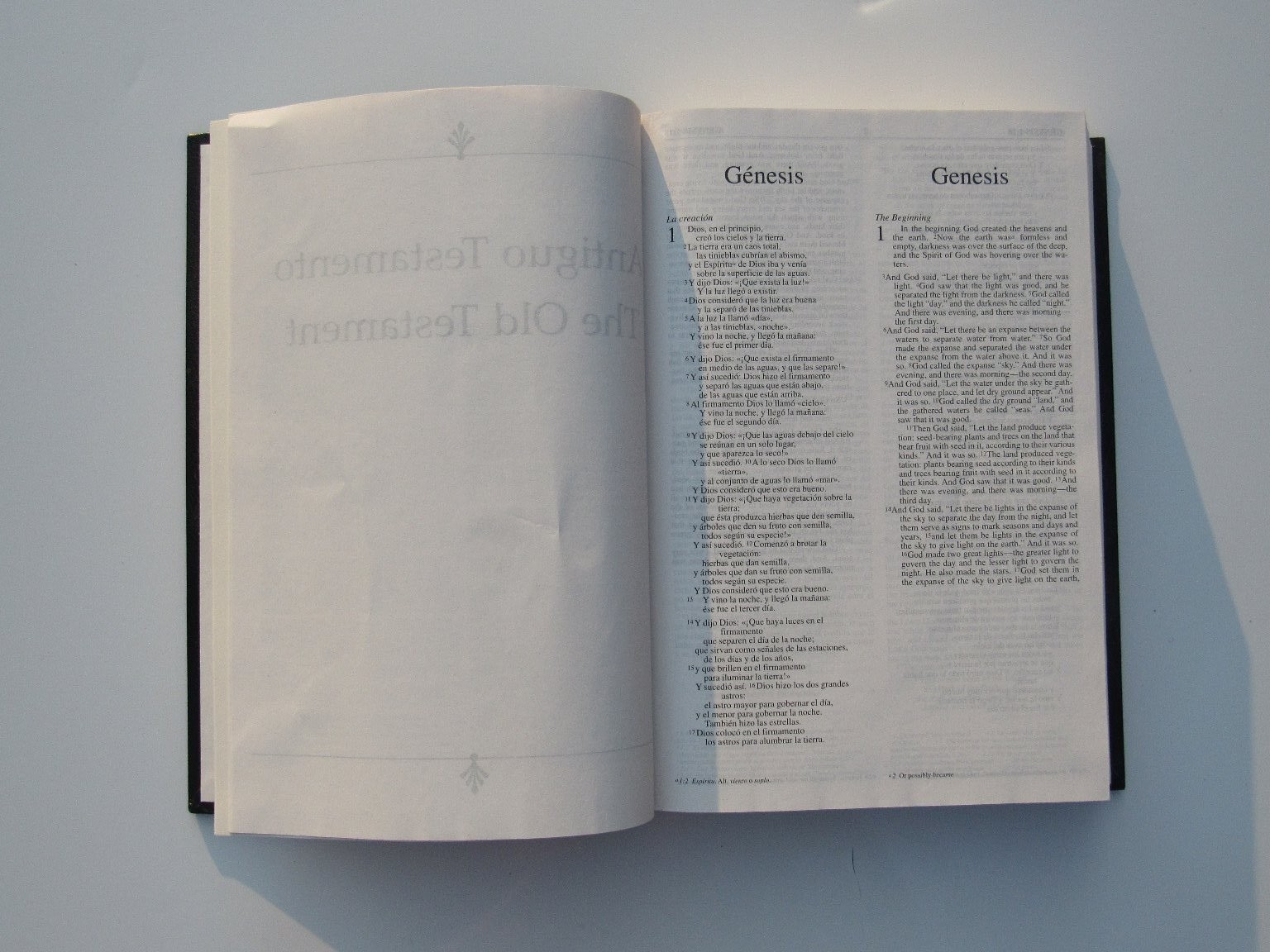 Santa Biblia Holy Bible NVI NIV Spanish English Bilingual 1999 Vida Inscribed