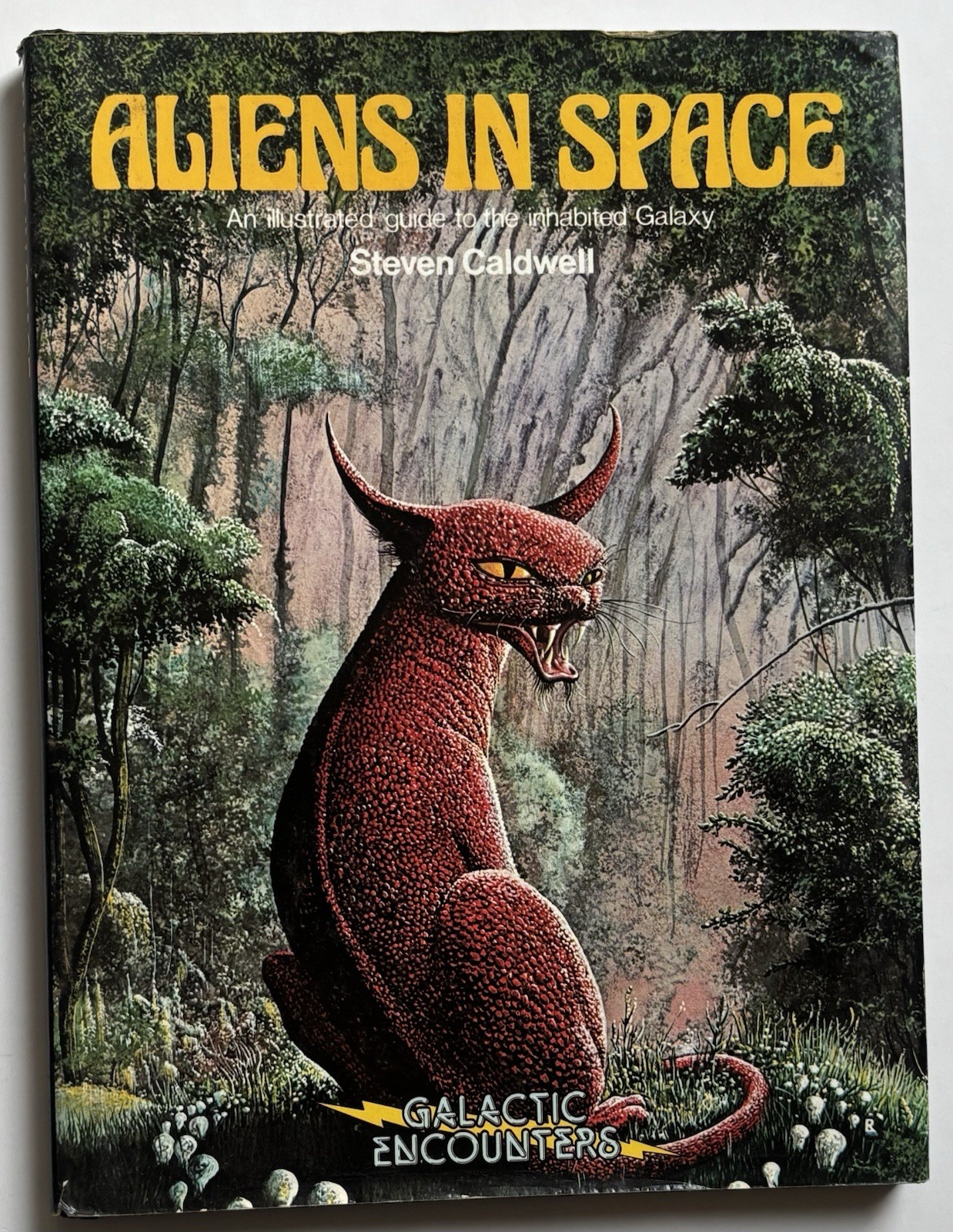 Aliens In Space by Steven Caldwell (Hardcover, 1979) Galactic Encounters Sci-Fi