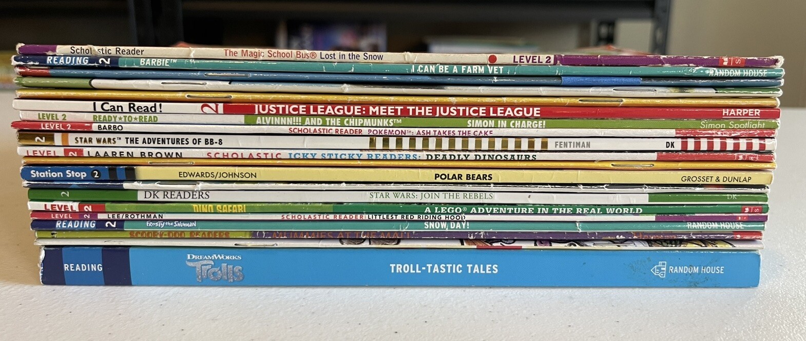Lot of 20 Level 2 RL~Ready to-I Can Read-Step into Reading-Learn Read Books MIX