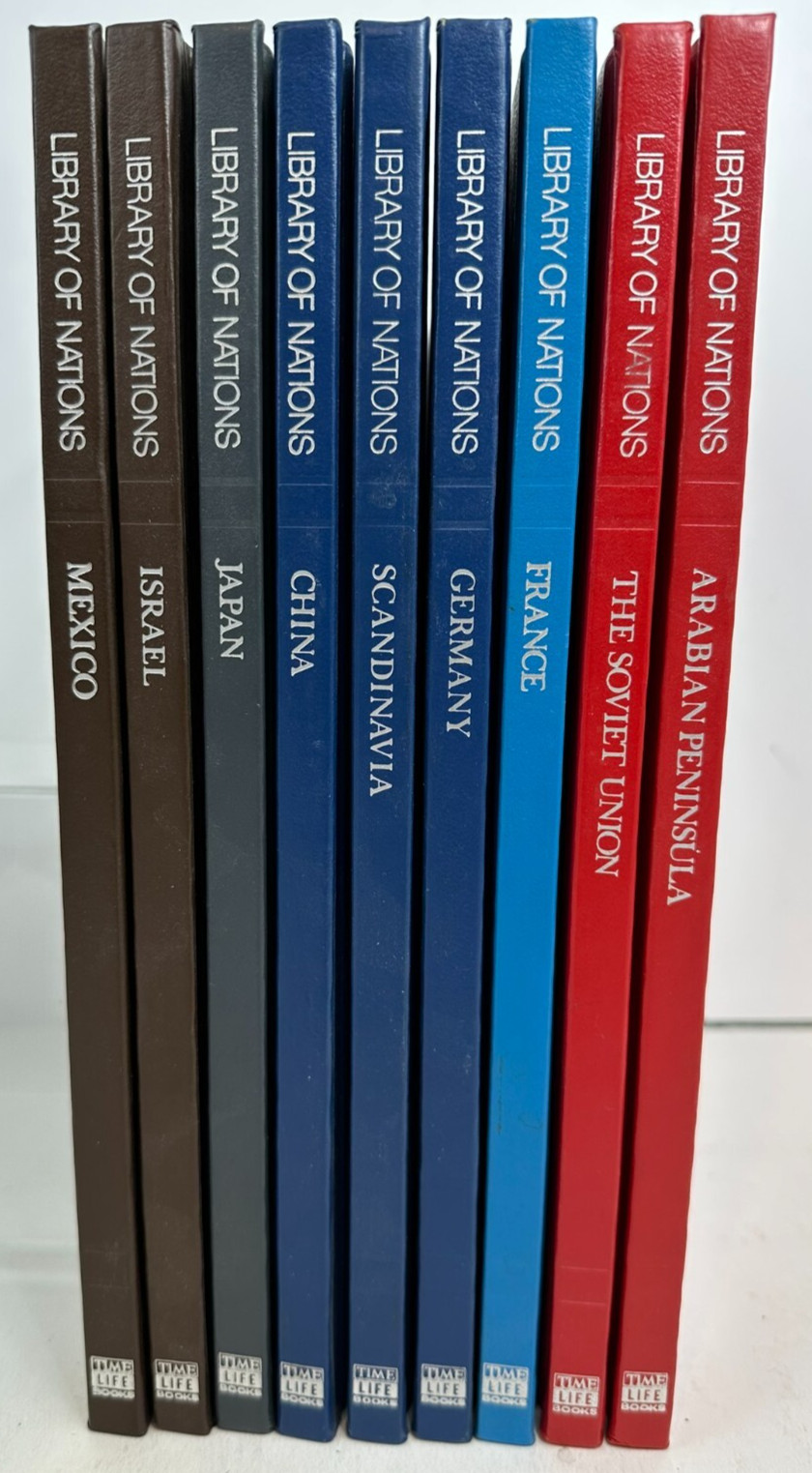 The Library of Nations · Time-Life Books Lot of 9 Hardcover 1st Edition Books