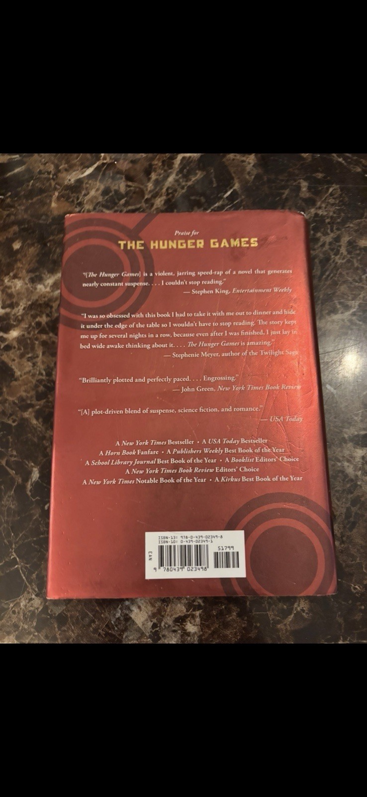 Suzanne Collins Catching Fire (Hunger Games Book 2) HC 1st Ed Scholastic 2009