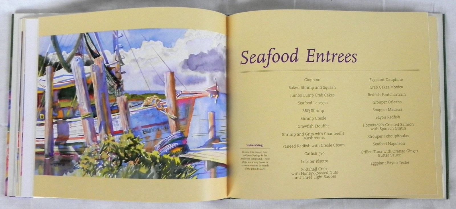 “A Southern Palate” Cookbook, Robert St. John (Signed) + Wyatt Waters, 2002 Exc.