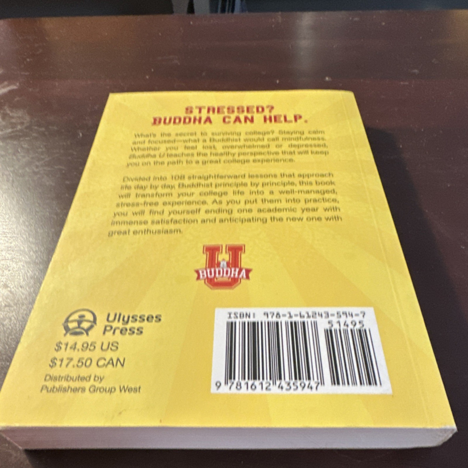 Ulysses Press Buddha U Victor Parachin Paperback Mindfulness Buddhism College