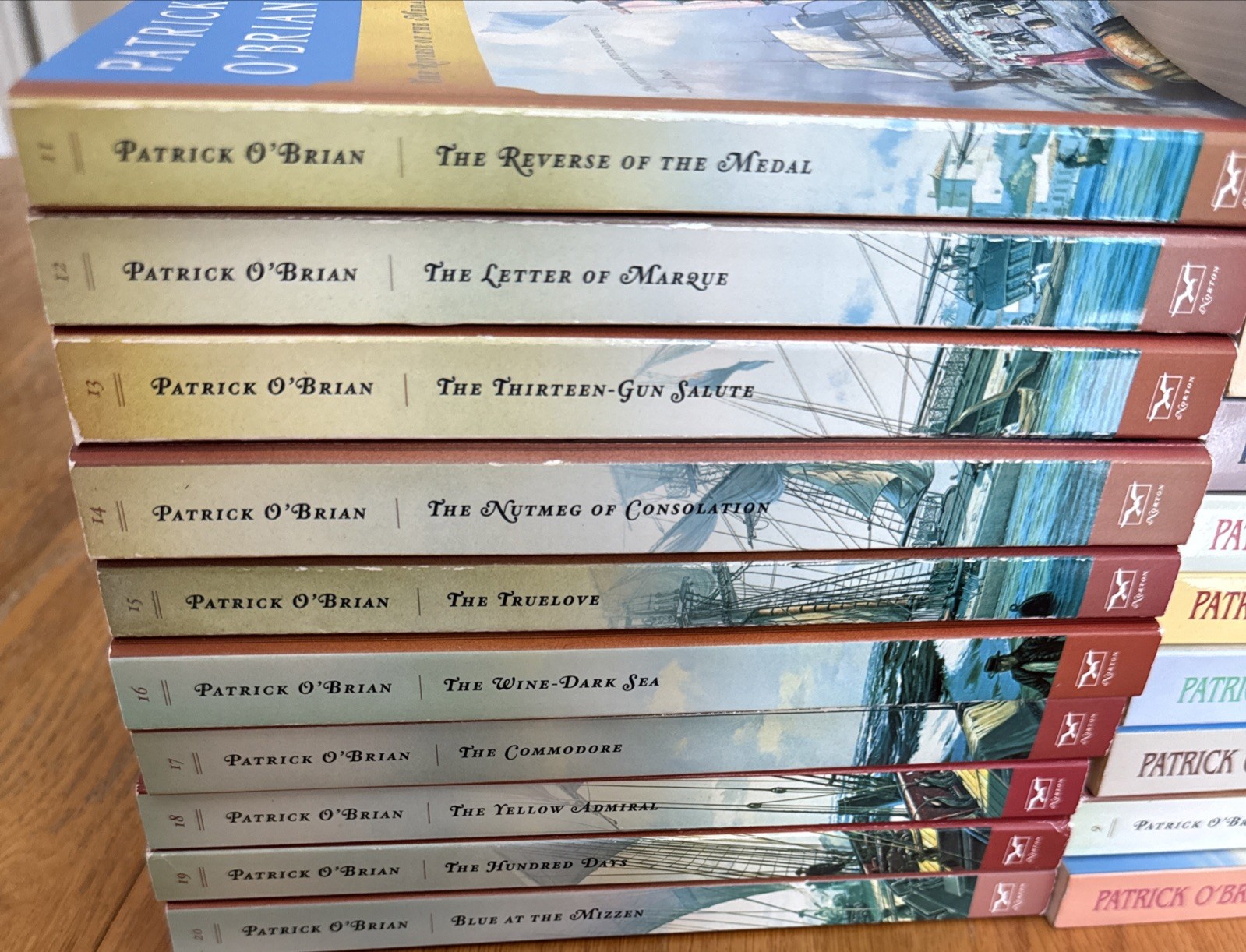 Patrick O’Brian AUBREY-MATURIN Complete Series Lot of 20 #1-20 Set PB Books VG