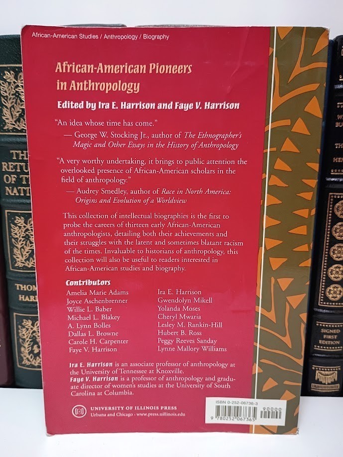 African-American Pioneers in Anthropology Zora Neale Hurston St Clair Drake Book