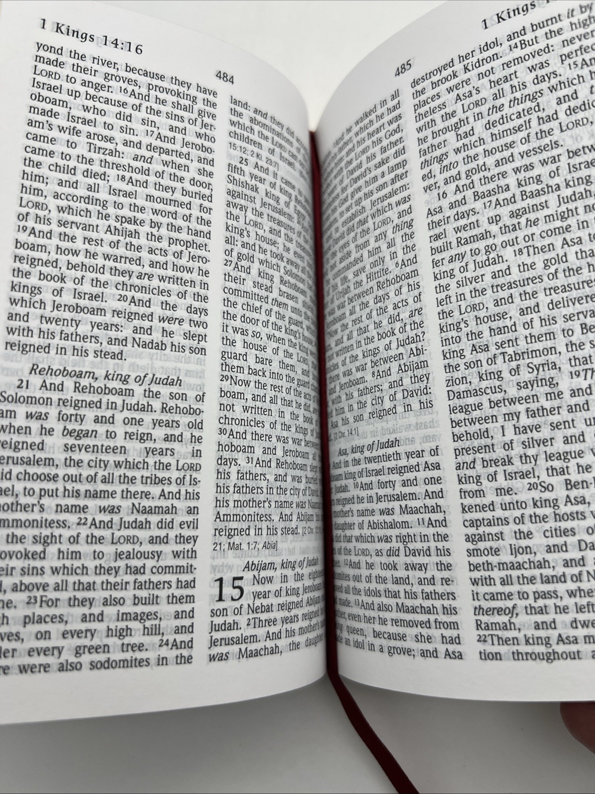 Holy Bible King James Version Reference Edition Hendrickson Bibles