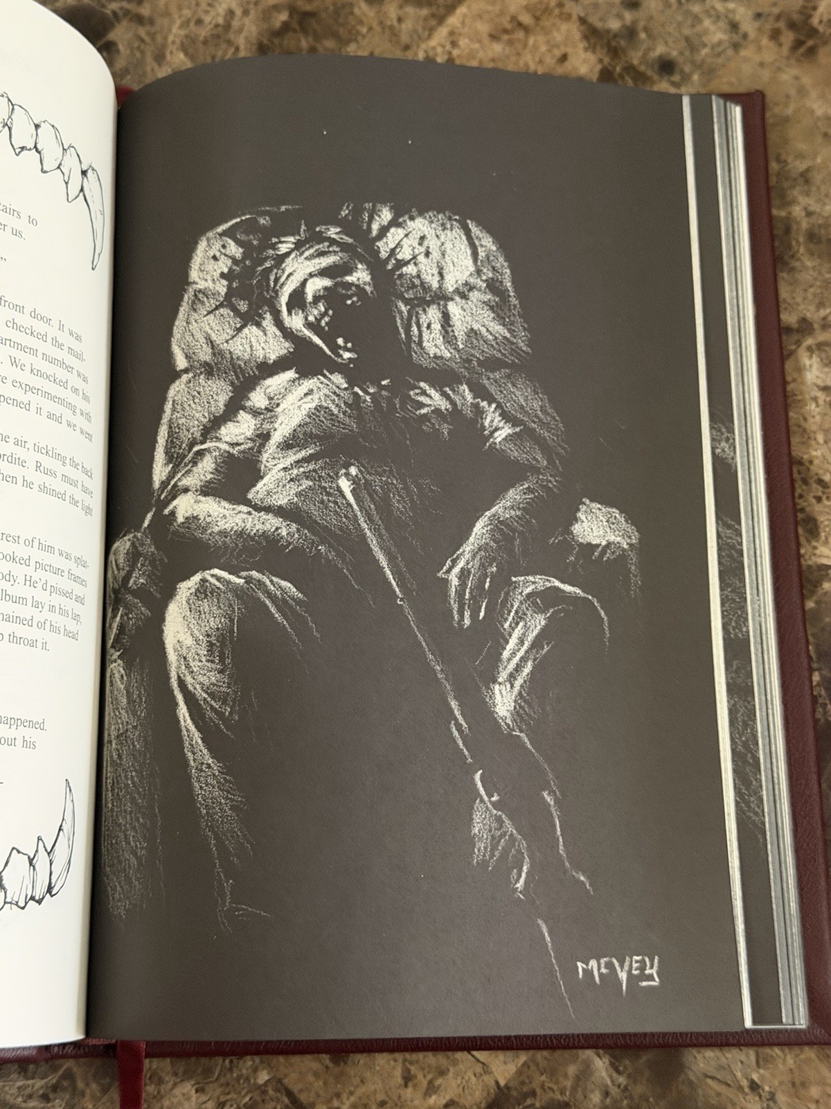 Brian Keene Darkness On The Edge Of Town Signed Number Clamshell Illustrated