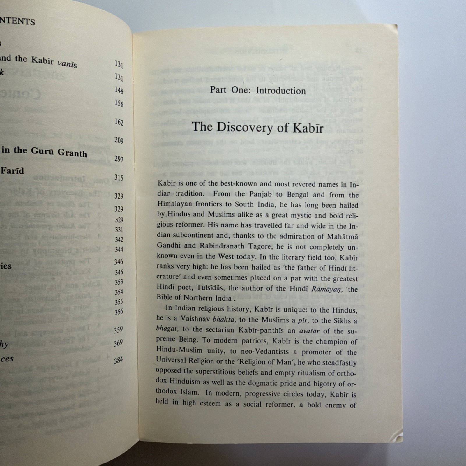 Weaver Named Kabir : Selected Verses with a Detailed Biographical and Historical