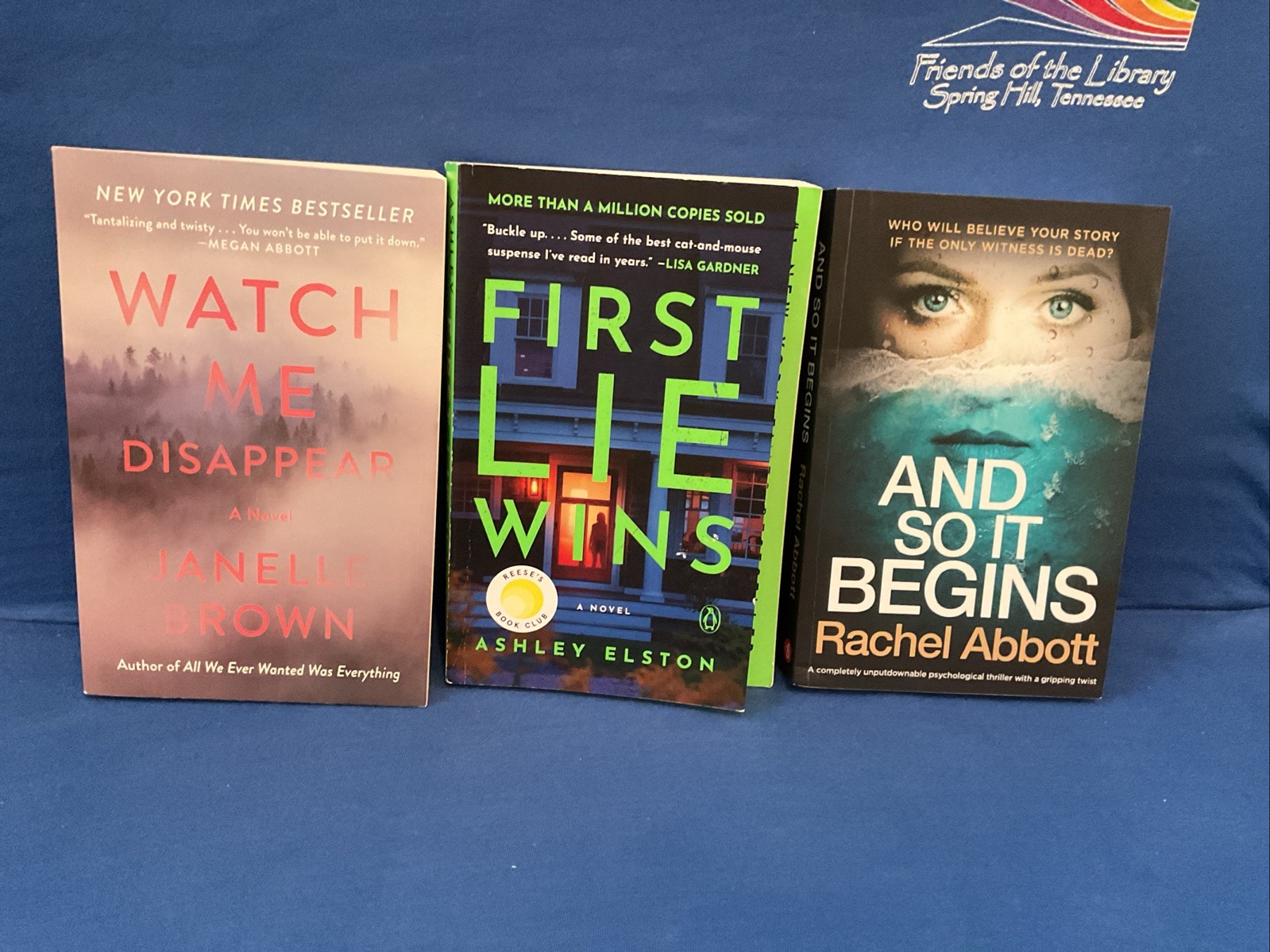 Lot of 8 – Suspense, PB by Minka Kent, Janelle Brown, Rachel Abbot & Others