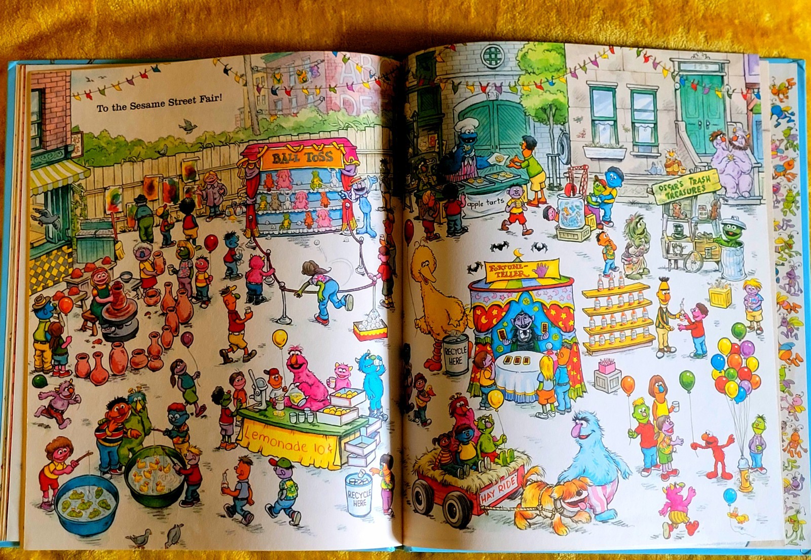 CTW SESAME STREET 1, 2, 3: A COUNTING BOOK FROM 1 TO 100 IN PERFECT CONDITION!