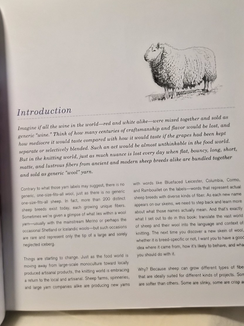 The Knitter’s Book of Wool: Clara Parkes HC/Good+ (see photos:)