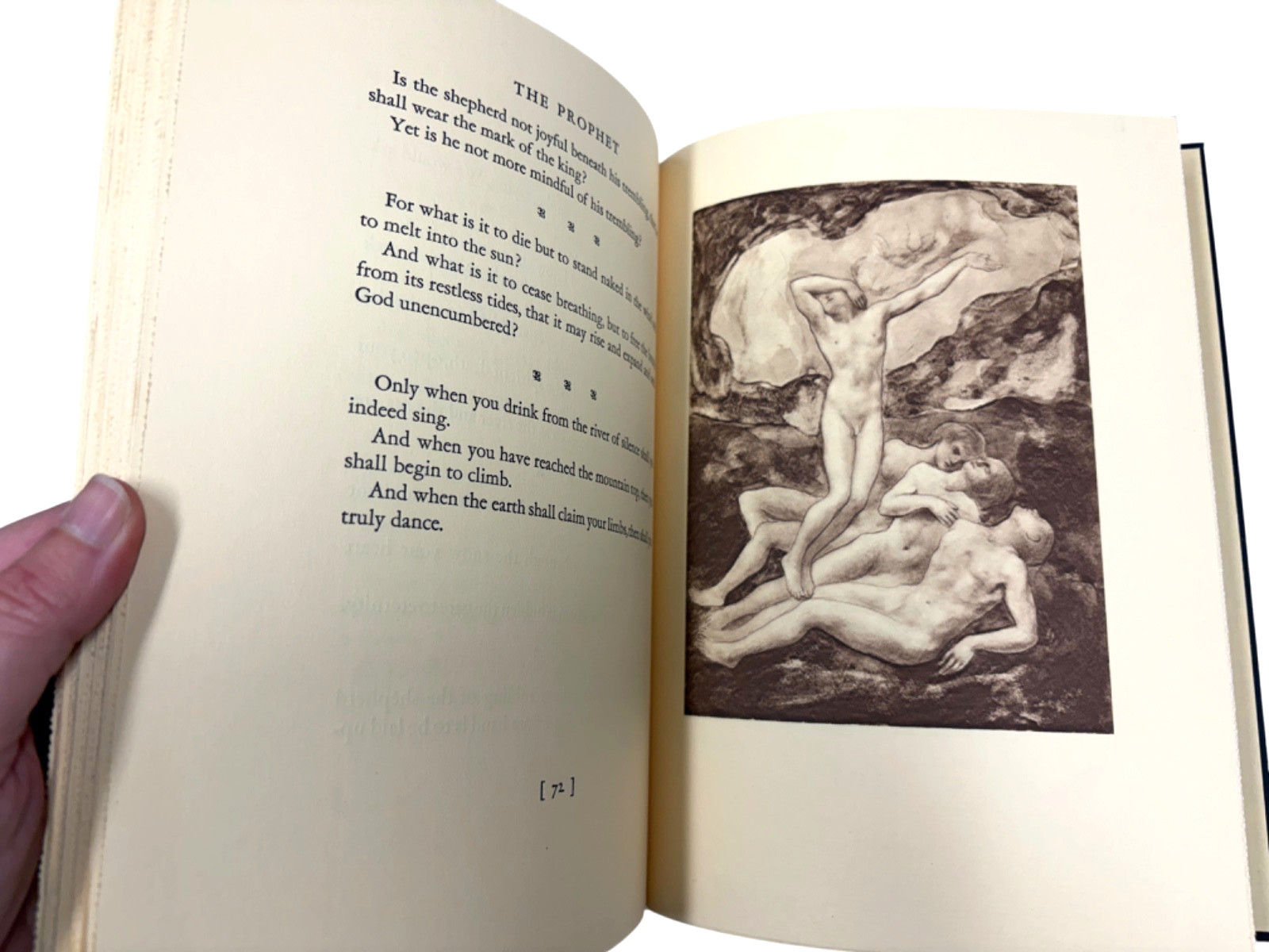 The Prophet Kahlil Gibran 1971 Borzoi Knopf Hardcover Slipcase Illustrated VG