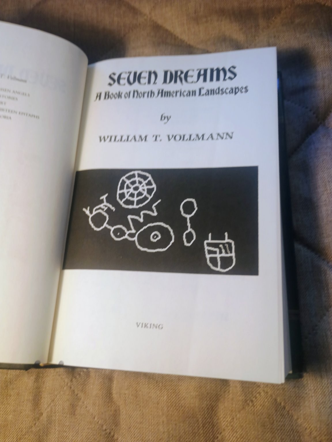 Fathers and Crows William T. Vollmann 1992 First Edition Hardcover Novel Viking