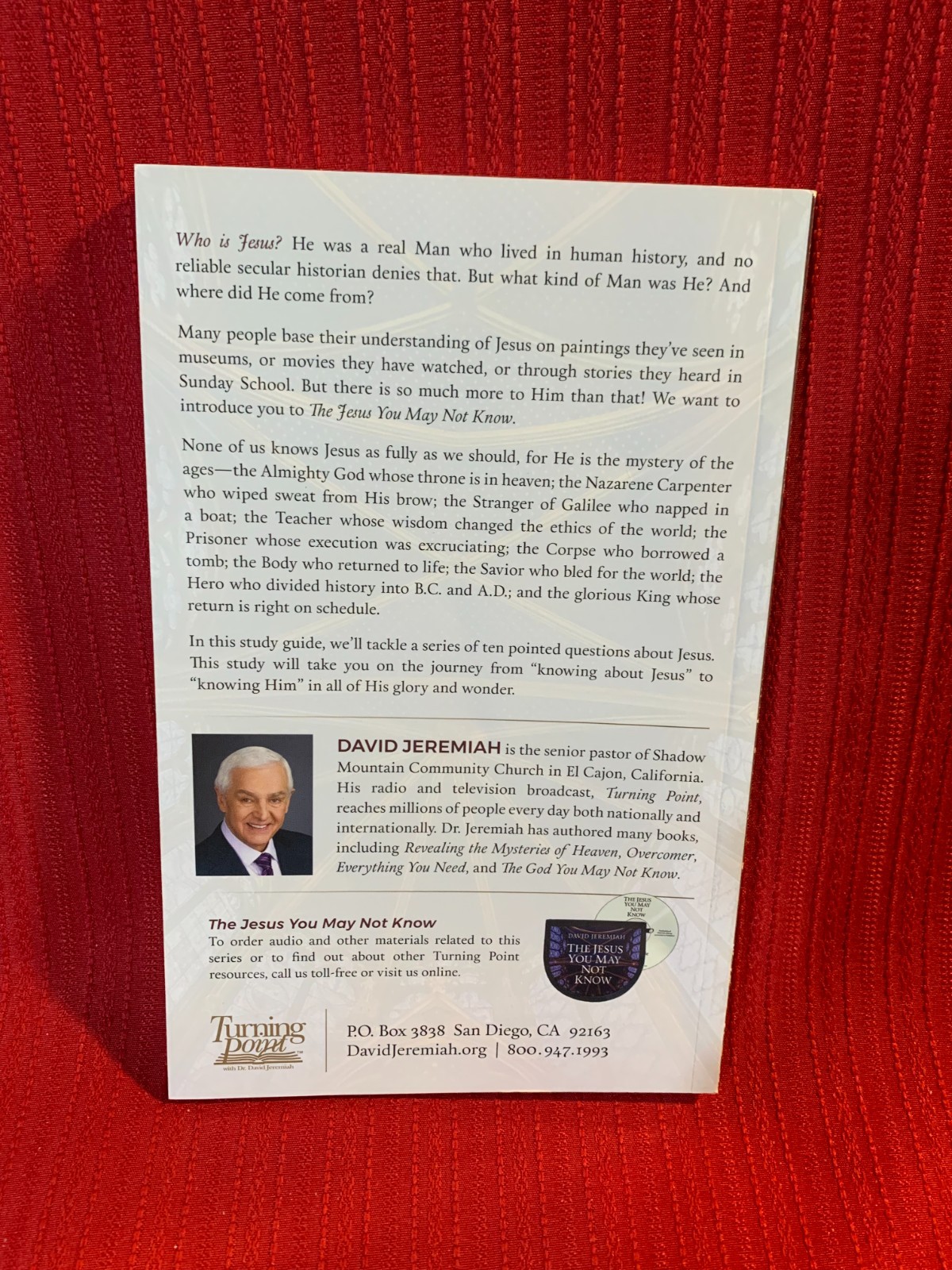 The Jesus You May Not Know Study Guide (2020, Paperback) By David Jeremiah * NEW