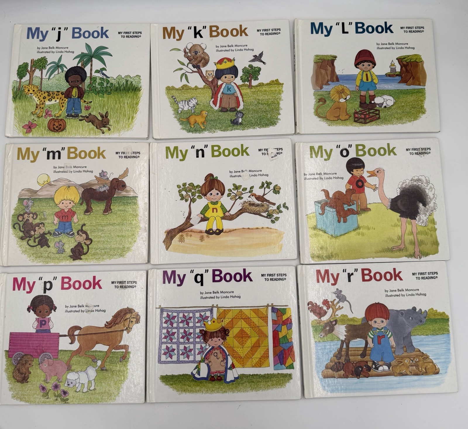 My First Steps To Reading Jane Belk Moncure Mixed Set Hardcover ABC Lot Of 24