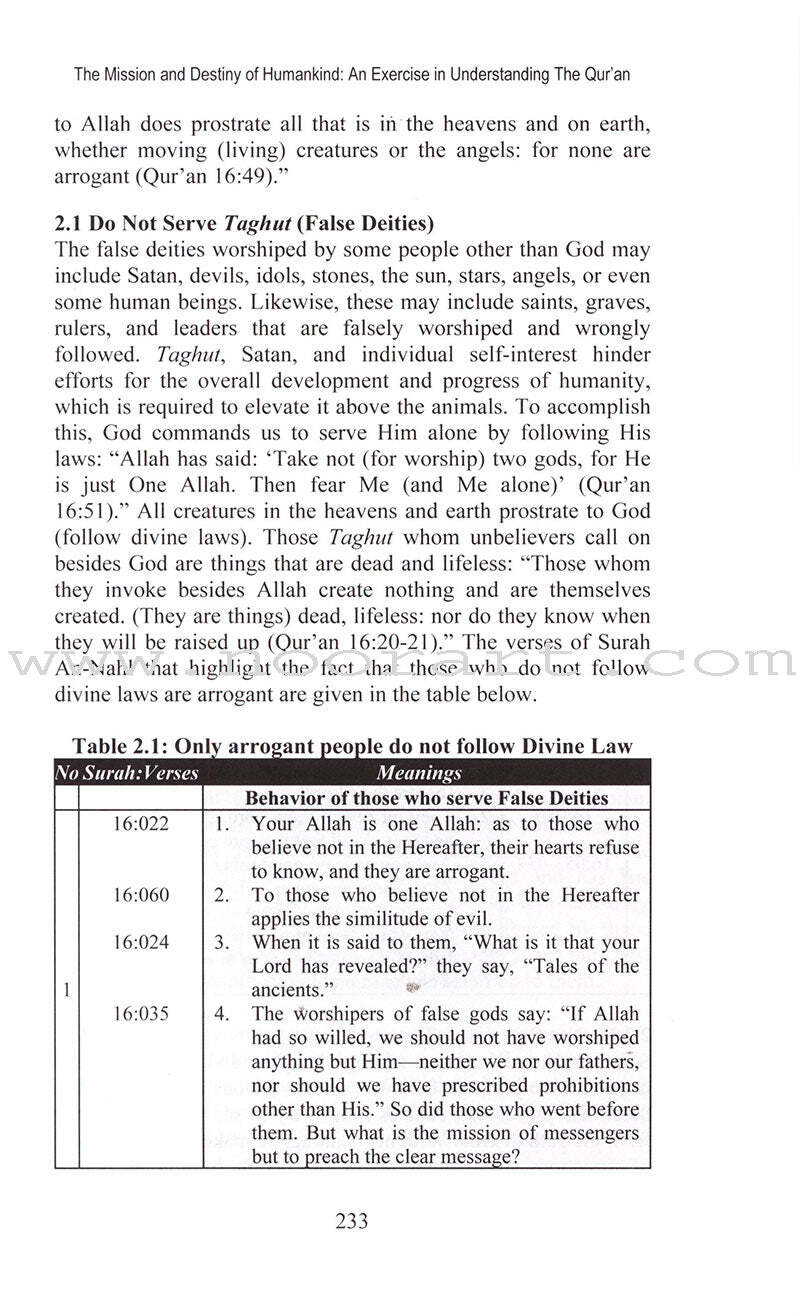 The Mission and Destiny of Humankind: An Exercise in Understanding the Qur’an