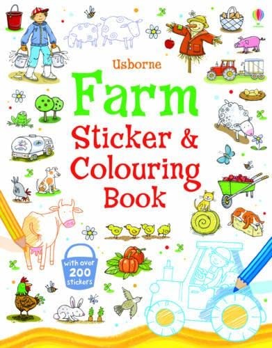 Farm Sticker and Colouring Book By Jessica Greenwell, Sam Taplin