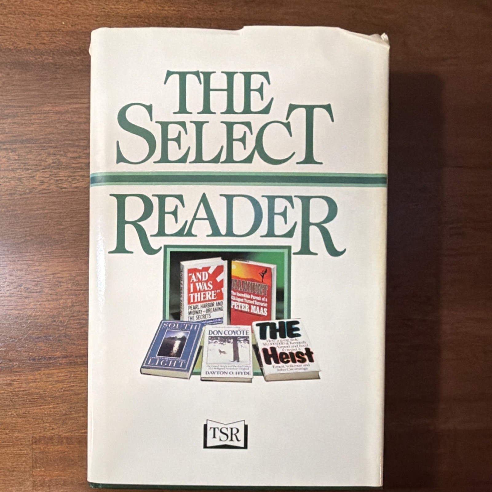 TSR The Select Reader, HC 1986 DJ, Nonfiction True Crime History Travel