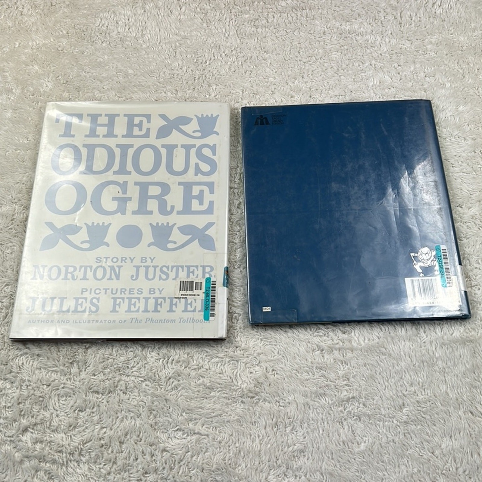 Jules Feiffer Picture Book bundle lot – I lost my Bear and The Odious Ogre