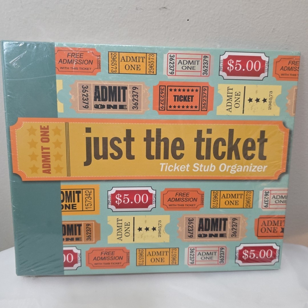 Just the Ticket: Ticket Stub Organizer Memory Book Album by Peter Pauper Press