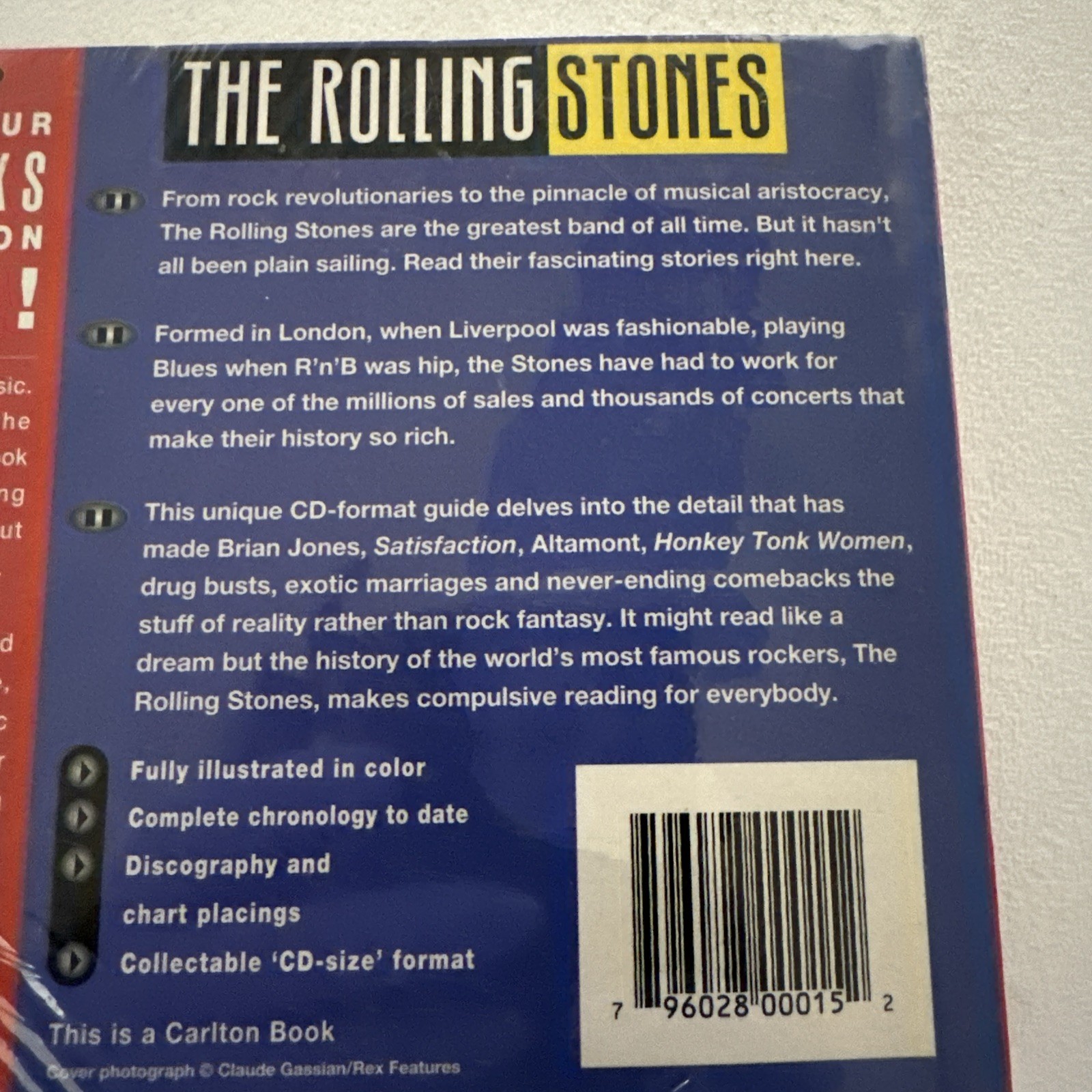 Chris Welch- THE ROLLING STONES ILLUSTRATED CD BOOK ~RARE NEW SEALED
