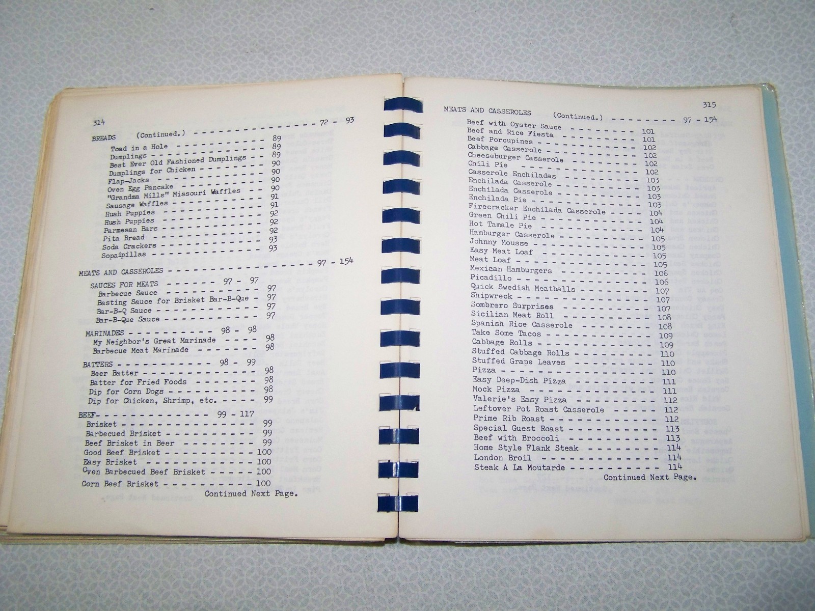 Most Precious Blood Catholic Church Corpus Christi TX 1981 Cookbook 700+ Recipes